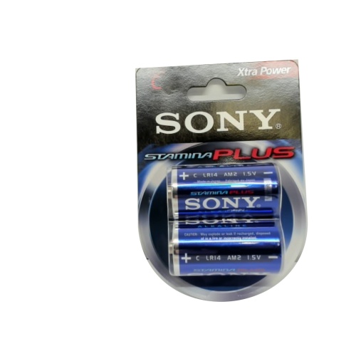 Battery Alkaline C 2pk. Sony Stamina Plus