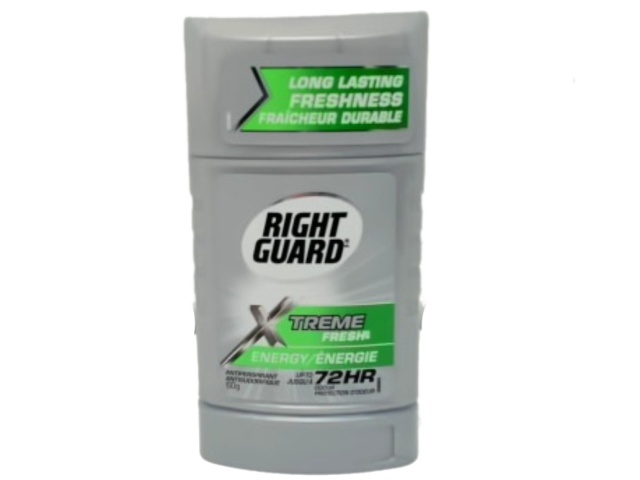 Antiperspirant Right Guard Energy 60g. Xtreme Fresh