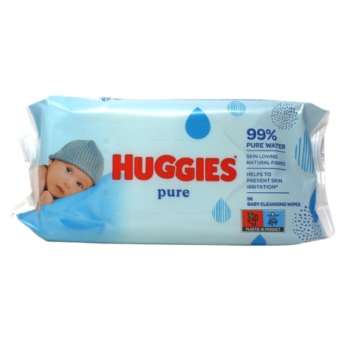 HUGGIES WIPES 56CT PURE GENTLE CLEANING/10 (endcap)