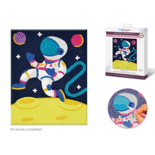 Craft Medley Kit: DIY Diamond Painting Kit B) Astronaut