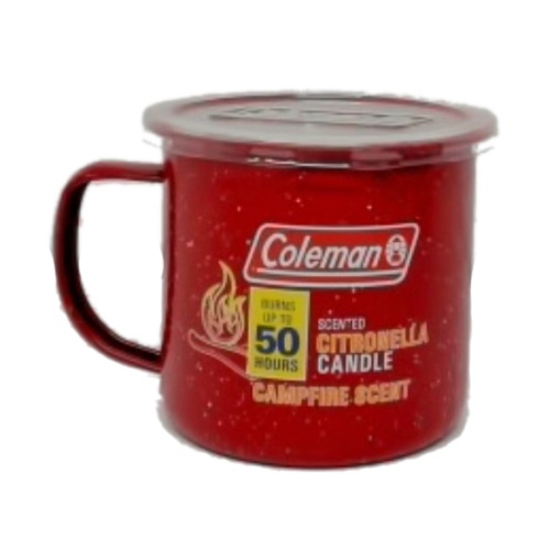 Citronella Candle Campfire Scented 290g. Mug Coleman (endcap)