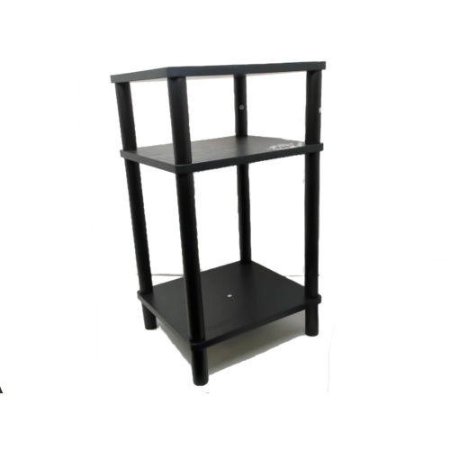 Shelf 3 tier black storage 13.4x11.8x23.6 inches