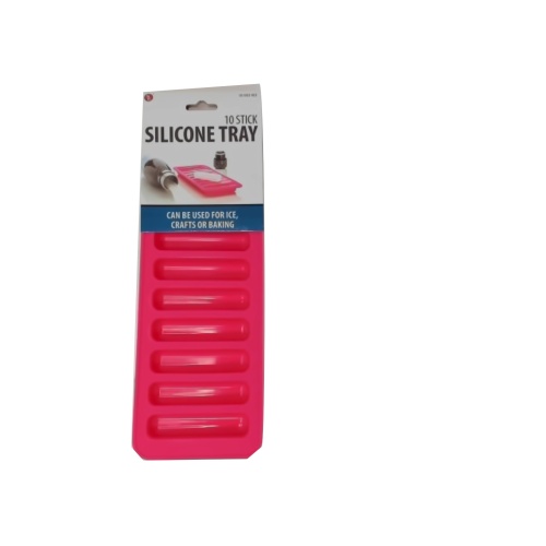 Silicone Tray 10 Stick Red For Ice, Crafts Or Baking