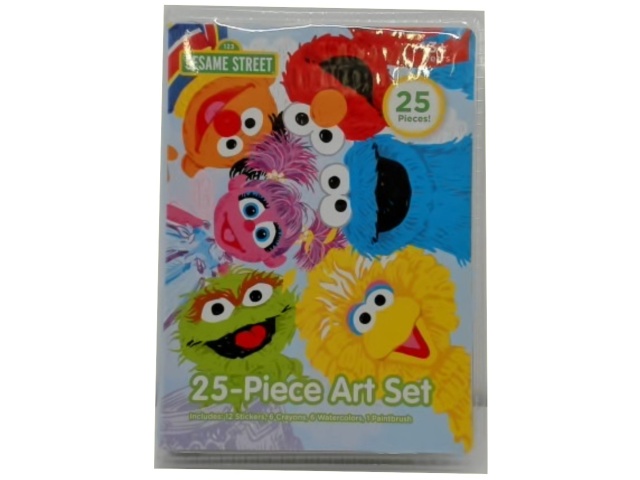 Art Set 25pc. Sesame Street