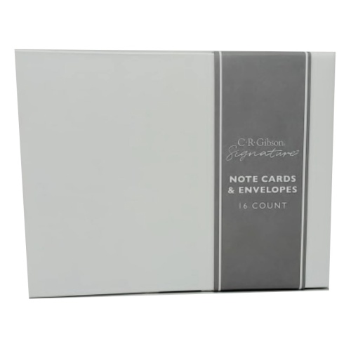 Note Cards & Envelopes 16pk. White Woven