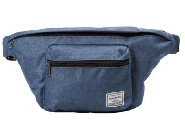 Waist pack canvas blue fanny pack adjusts up to 45 inch