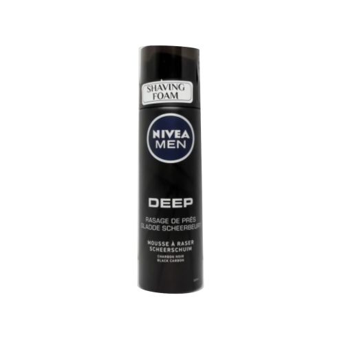Shaving Foam Deep Black Carbon 200mL Nivea Men