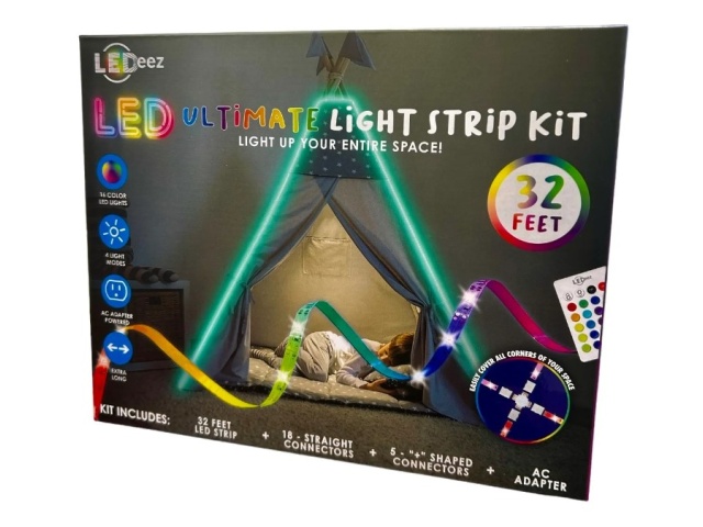 LED Strip Kit 32ft RGB w/ Remote