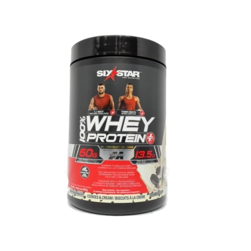 Protein Powder Cookies & Cream 100% Whey 907g. Six Star Nutrition