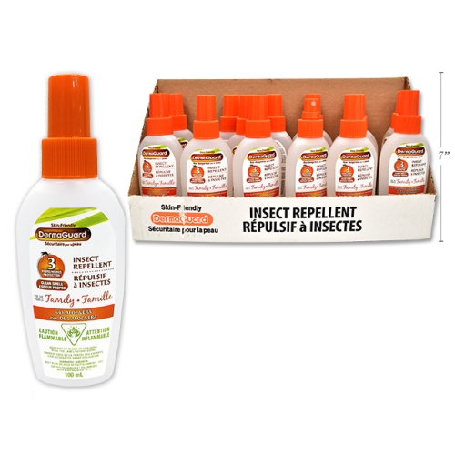 Dermaguard Insect Repellent Pump For Family -  10% DEET. 100ml.