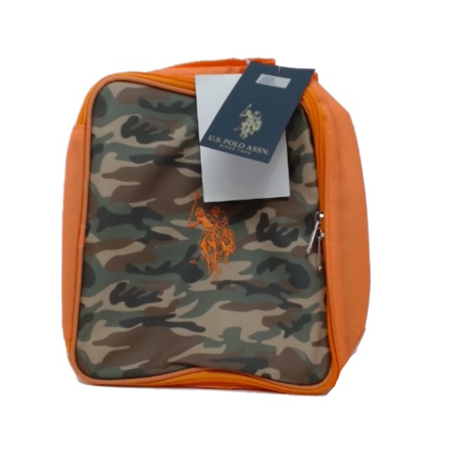 Lunch Cooler Polo Camo/Orange Insulated 9 x 8