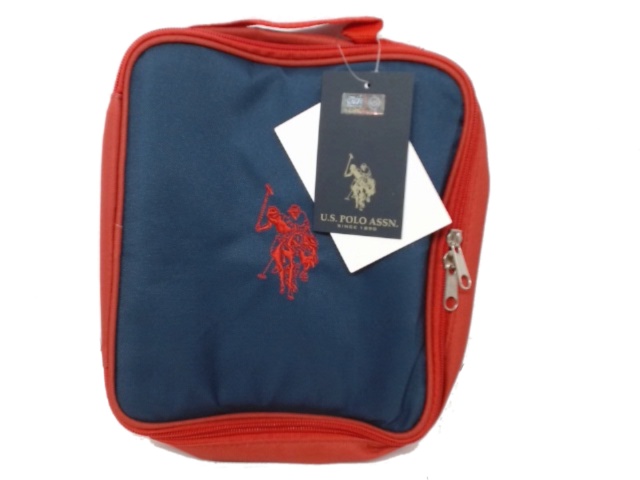 Lunch Cooler Polo Navy/Red Insulated 9 x 8\