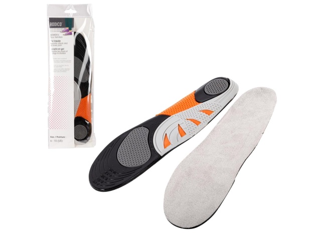 Bodico Gel insoles for Women, Polybag with card insert