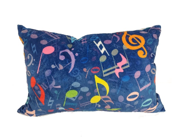 Fun Pillow - music - standard/jumbo 20x28 inch