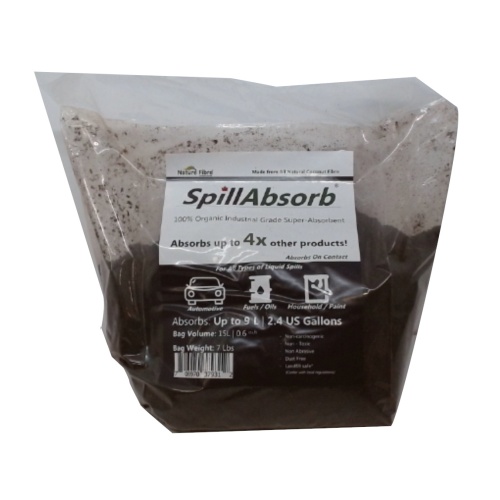 Spillabsorb 7lbs. 100% Organic Industrial Grade Super Absorbent