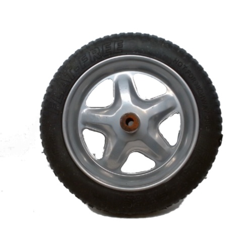 Wheelbarrow Wheel 16'' Flat Free Spoked 5/8 Shaft