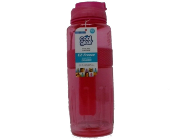 Water Bottle EZ-Freeze 887mL Pink Cool Gear