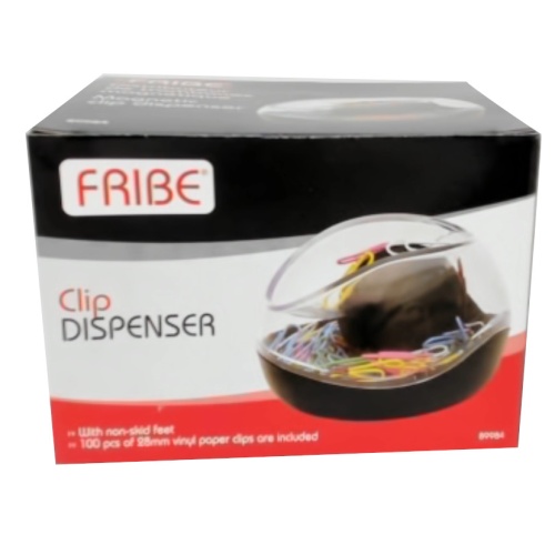 Paper Clip Dispenser W/100 Paper Clips Fribe