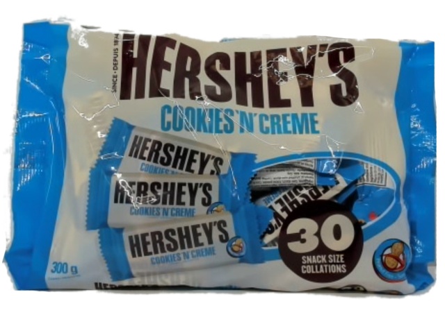 Cookies \'n\' Crème Snack Size 30pk. 300g. Hershey\'s