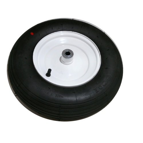 Wheelbarrow Tire w/Rim 4.80/4.00-8 2 Ply Rating 4.25 Hub 5/8