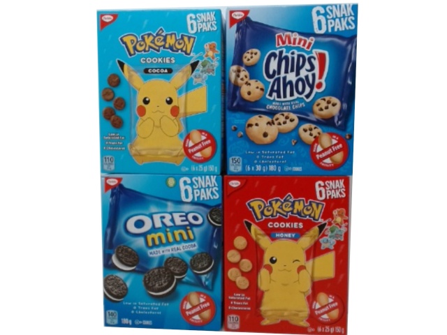 Snak Paks 6pk. Assorted Christie - each sold individually