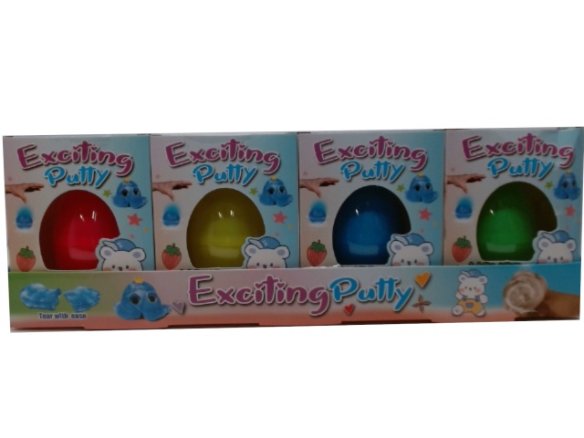 Exciting Putty Ass\'t Colours Liquid Glass Never Dries Out