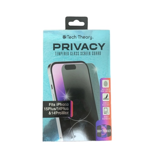 Privacy Screen Protector iPhone 15 Plus, 14 Plus, 14 Pro Max