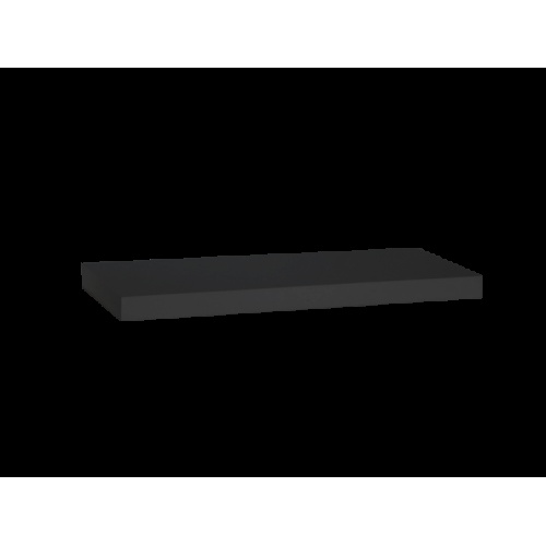 floating wall shelf 60 cm/23.6 - black