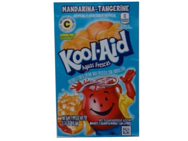 Kool-aid Drink Mix Mandarina-tangerine 4.5g.