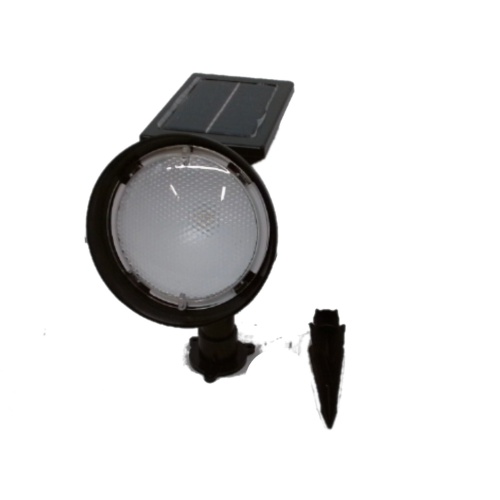 Solar Spotlight 2pk. Black 30 Lumen (endcap)(display)