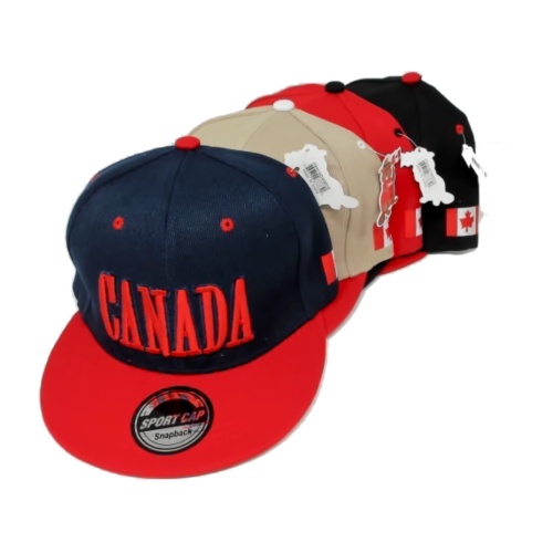 Canada Cap Sport Cap Snapback Flat Ass't Colours