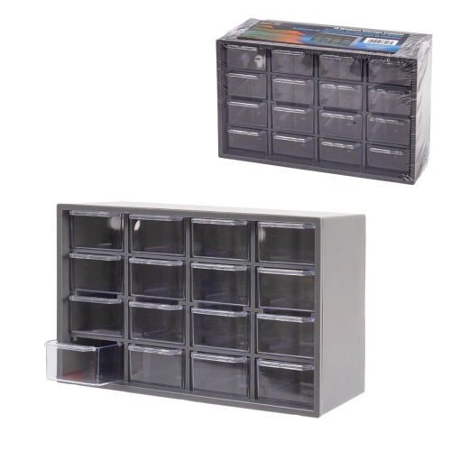 16 Drawers Storage Cabinet 8.6 x 3.5