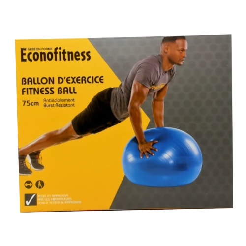 Fitness Ball 30 Blue w/Pump Econofitness