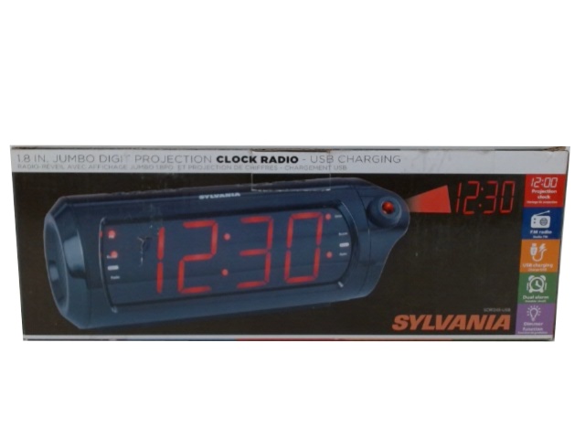 Projection Alarm Clock Sylvania