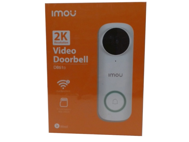 Video doorbell 4MP wifi 2K Human detection google/alexa no subscription fees