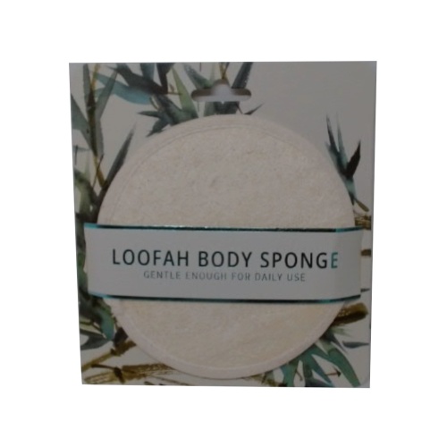 Loofah Body Sponge Natural Round