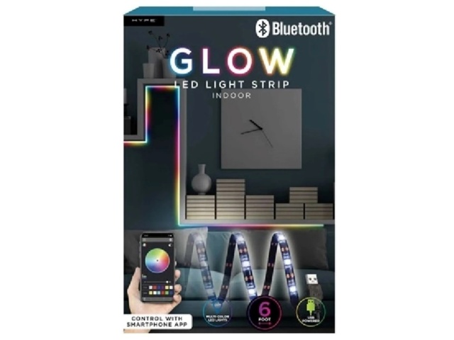 LED Strip RGB 6Ft w/ Bluetooth