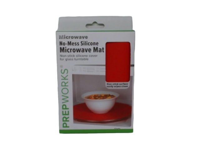Microwave Mat No Mess Silicone 12 Round Prepworks\