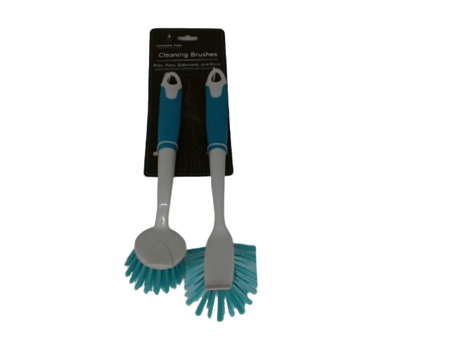 Cleaning Brushes 2pk. Teal London Fog