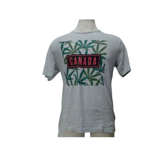 T-Shirt Grey 2XL Weed Canada