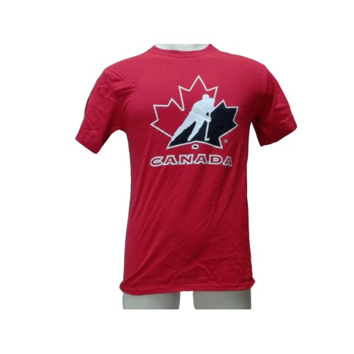 T-Shirt Red Large Team Canada