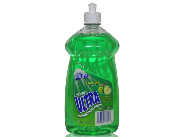 First Force Ultra Dish Soap Green Apple