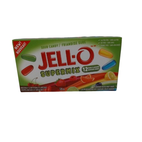 Jell-o Sour Candy Supermix 120g.