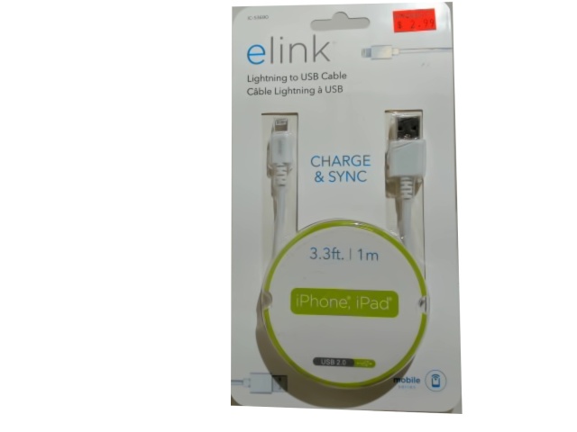Cable - USB Lightning™ 3.3ft White
