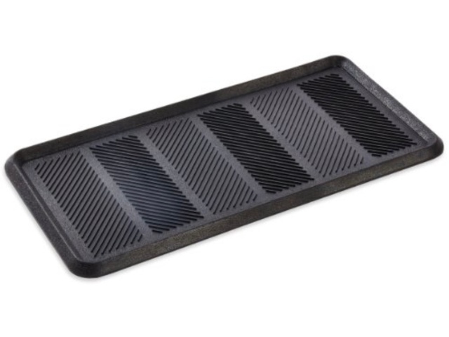 Rubber boot tray