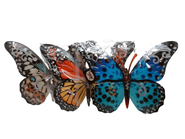 Garden Décor Hanging Iron Butterfly Assorted