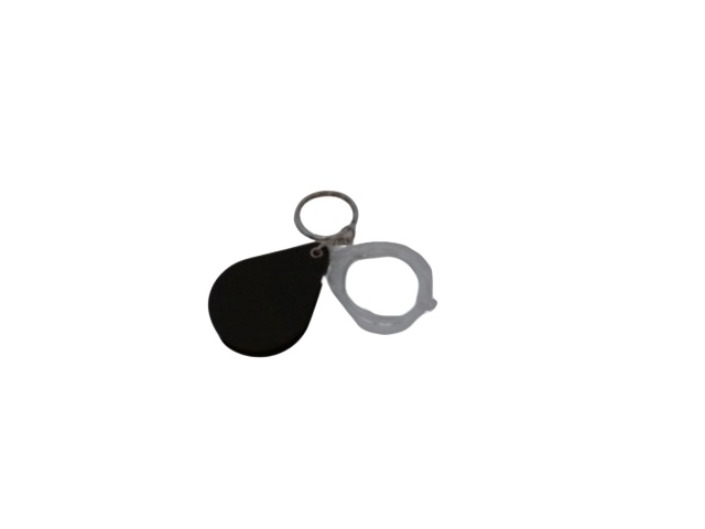 Folding Magnifier 5X w/Keychain 1-1/8 Diameter\
