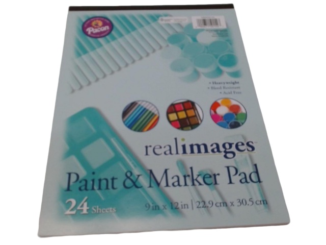Paint & Marker Pad 9 X 12\
