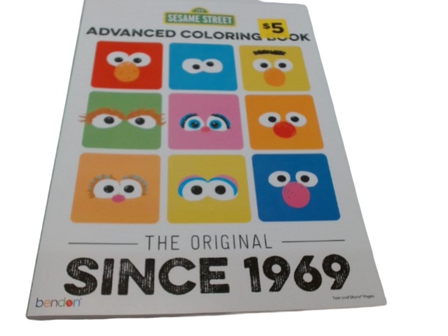 Advanced Colouring Book Original Sesame Street