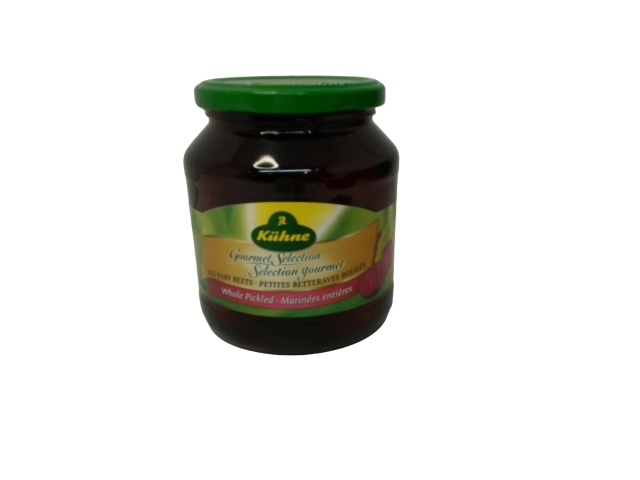 Red Baby Beets Whole Pickled 500mL Gourmet Selection Kiihne